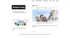 Desktop Screenshot of bonjourlebug.fr