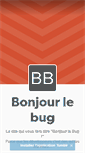 Mobile Screenshot of bonjourlebug.fr